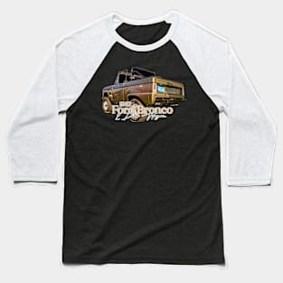 Customized 1967 Ford Bronco 2 Door Wagon Baseball T-Shirt